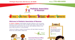 Desktop Screenshot of newnanpediatrics.com